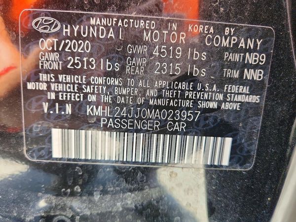 2021 HYUNDAI SONATA HYBRID