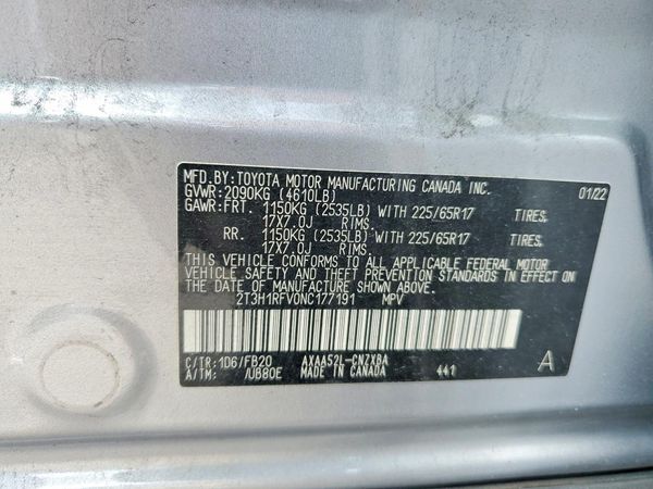 2022 TOYOTA RAV4
