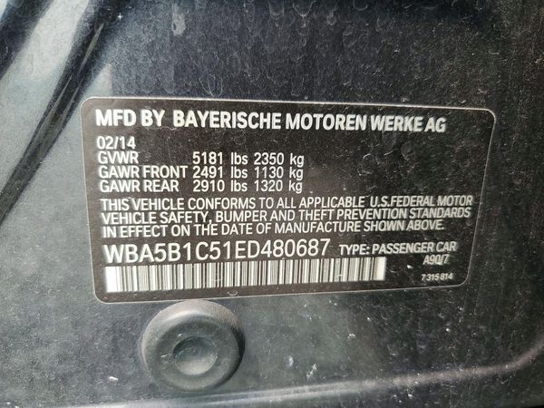 2014 BMW 535