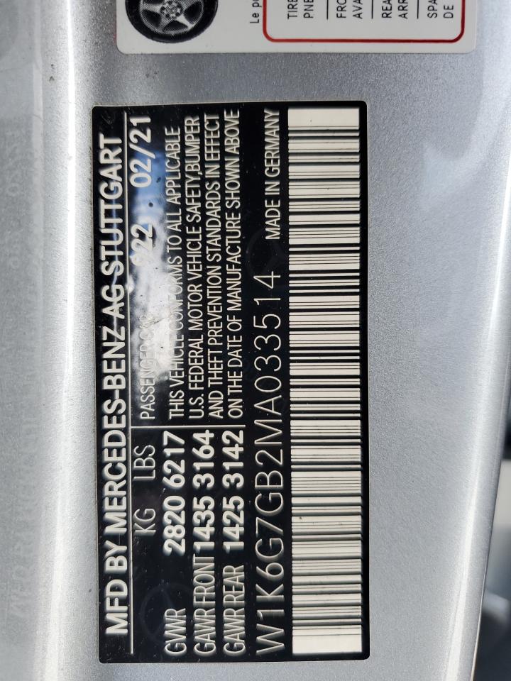 2021 MERCEDES-BENZ S S580-4M