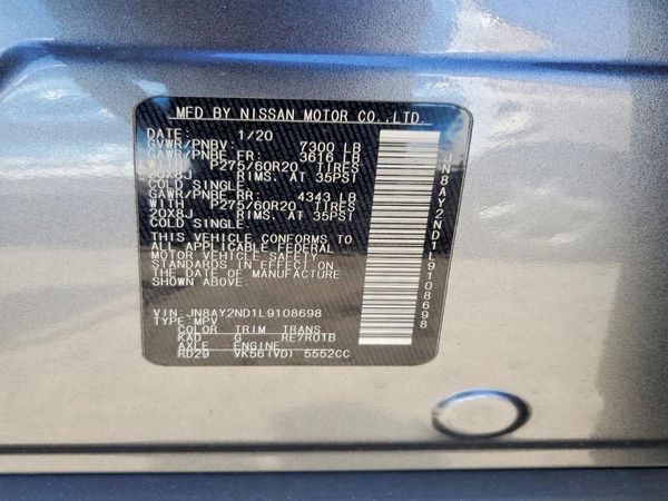 2020 NISSAN ARMADA