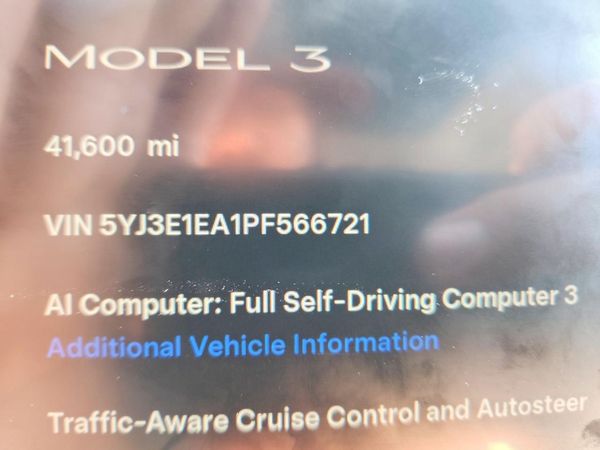 2023 TESLA MODEL 3