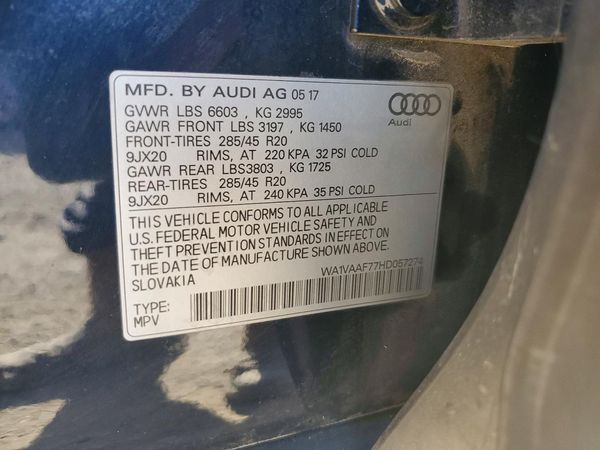 2017 AUDI Q7 quattro Prestige