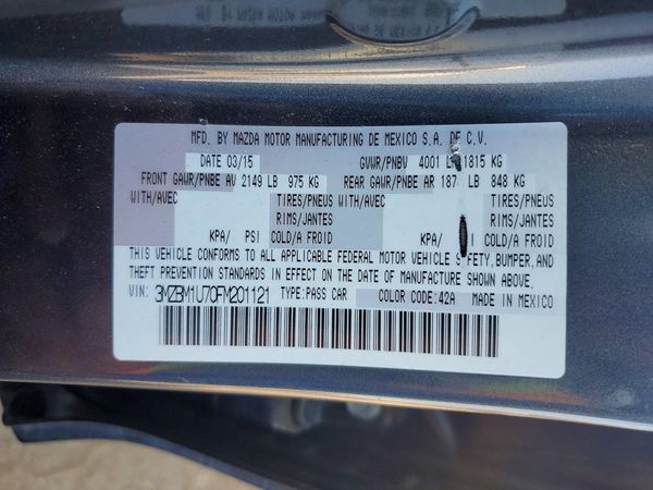 2015 MAZDA 3 Sport/GX