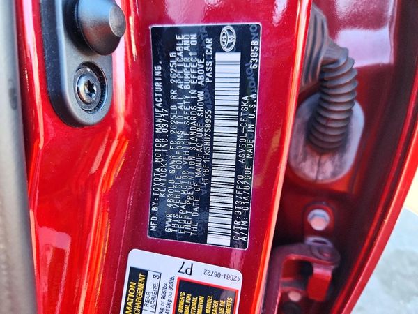 2017 TOYOTA CAMRY LE/SE/XLE/XSE