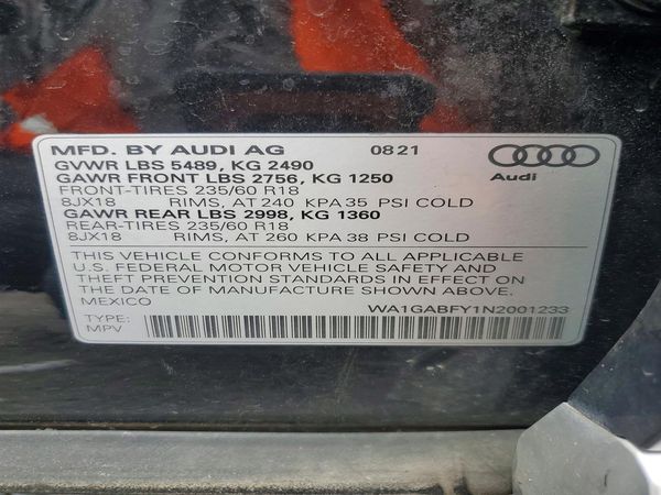 2022 AUDI Q5 S Line quattro Premium