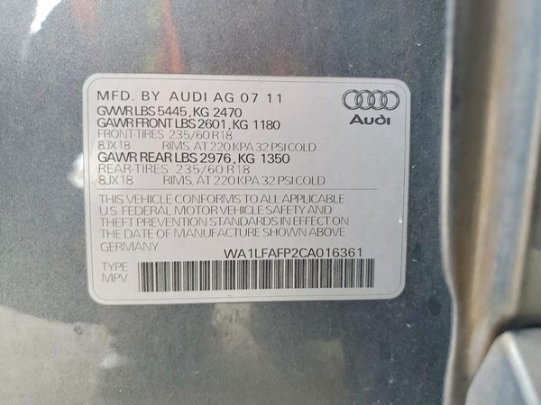 2012 AUDI Q5 Premium Plus