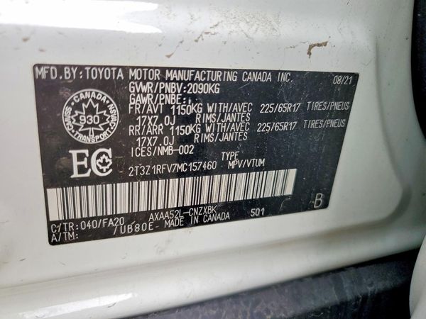 2021 TOYOTA RAV4