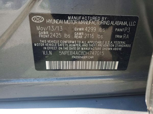 2013 HYUNDAI SONATA GLS/ GLS Popular