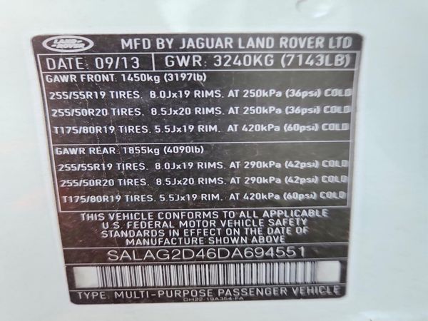 2013 LAND ROVER LR4 HSE