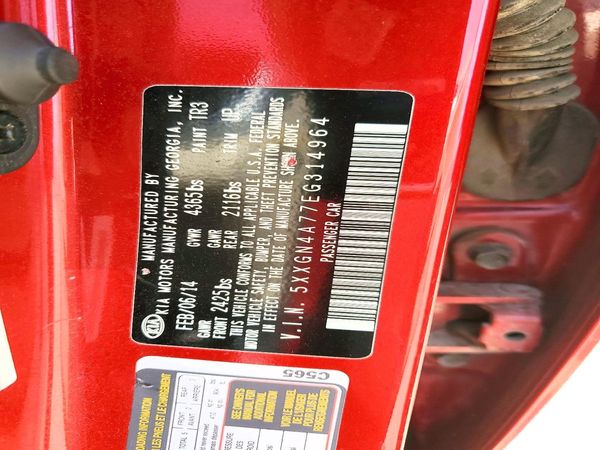 2014 KIA OPTIMA 2.4 EX STD/Premium /Tech