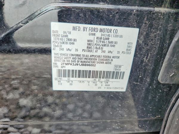 2018 FORD EDGE SEL