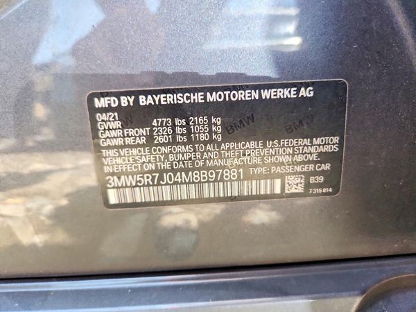 2021 BMW 330XI xDrive