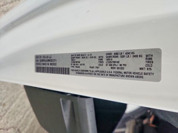 2021 RAM PROMASTER 3500