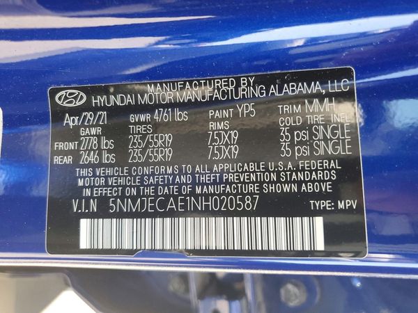 2022 HYUNDAI TUCSON Limited