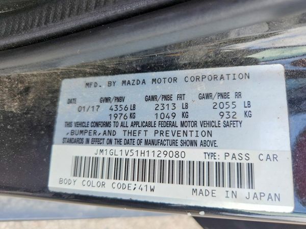 2017 MAZDA 6