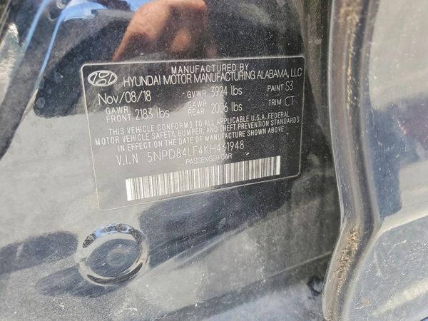 2019 HYUNDAI ELANTRA