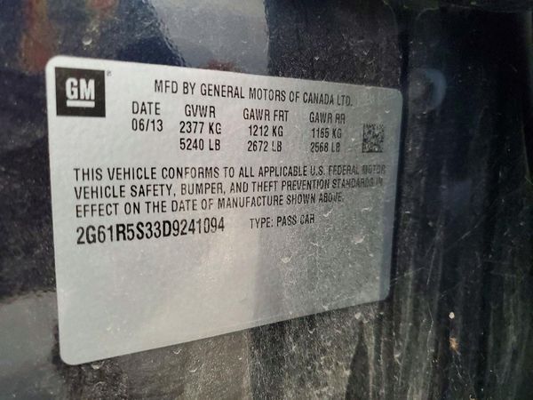 2013 CADILLAC XTS