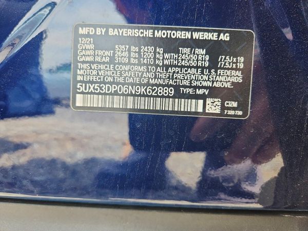 2022 BMW X3