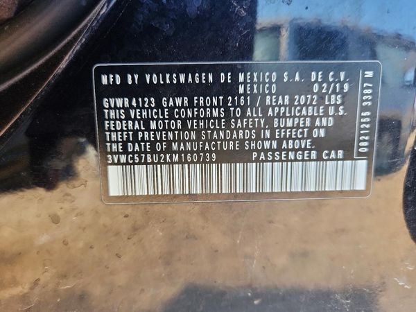 2019 VOLKSWAGEN JETTA S, SE, R-Line