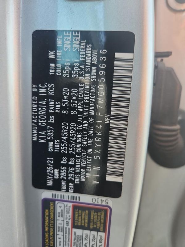 2021 KIA SORENTO