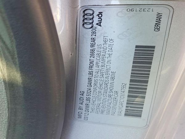 2012 AUDI A7 quattro Premium Plus