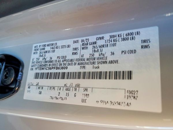 2023 FORD F150 SuperCrew