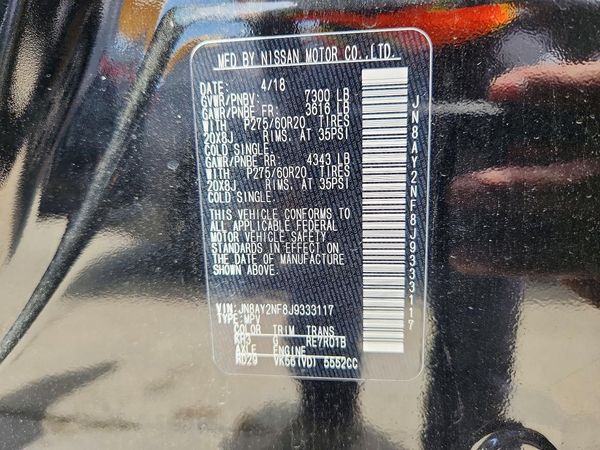 2018 NISSAN ARMADA