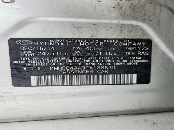 2015 HYUNDAI SONATA