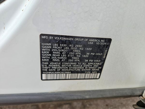 2024 VOLKSWAGEN ATLAS 4Motion SE