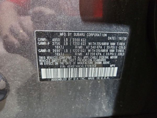 2020 SUBARU OUTBACK