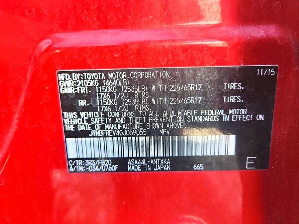 2016 TOYOTA RAV4 LE (X Grade)