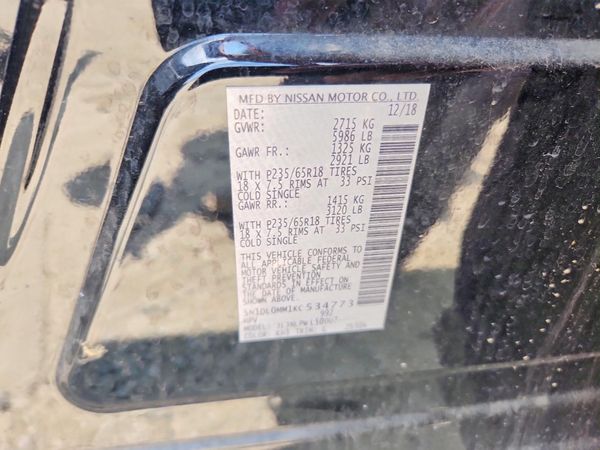 2019 INFINITI QX60
