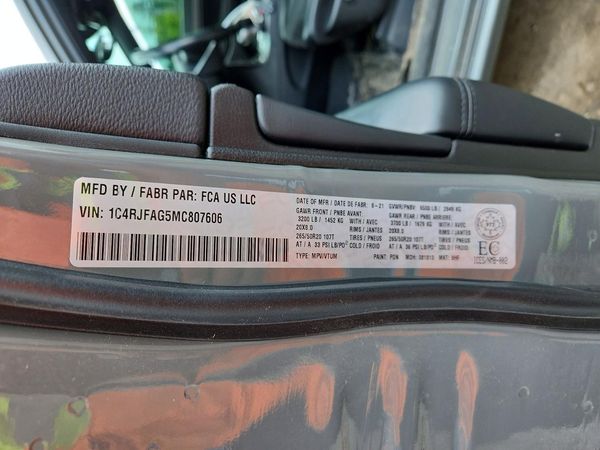 2021 JEEP GRAND CHEROKE Laredo