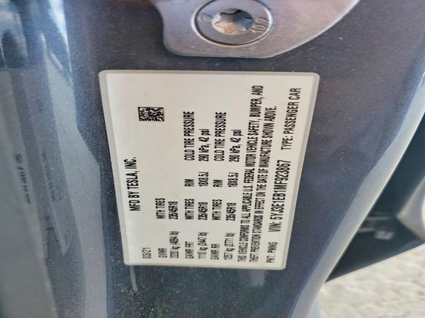 2021 TESLA MODEL 3