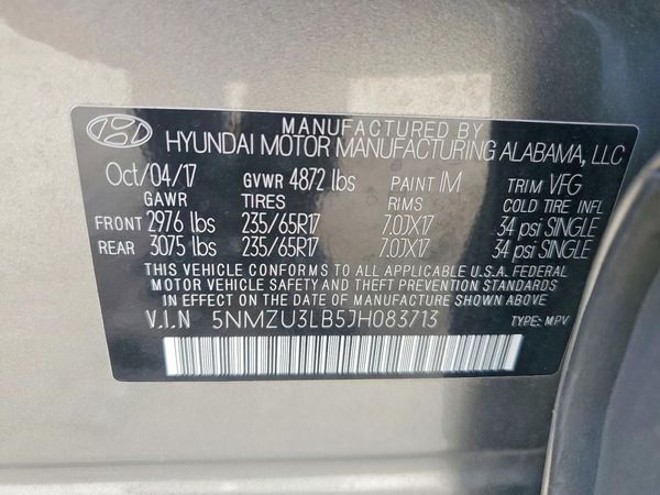 2018 HYUNDAI SANTA FE SPORT
