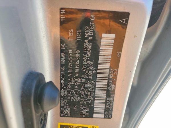 2015 TOYOTA HIGHLANDER Base/Hybrid
