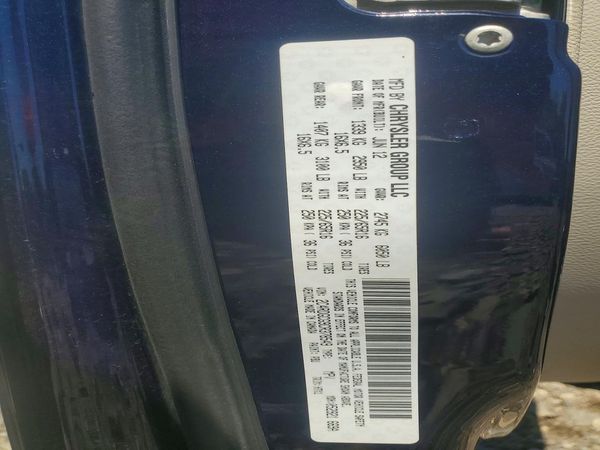 2012 DODGE GRAND CARAVAN