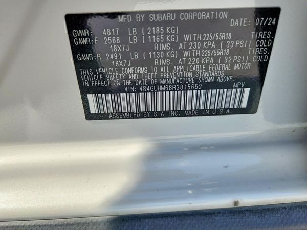 2024 SUBARU CROSSTREK