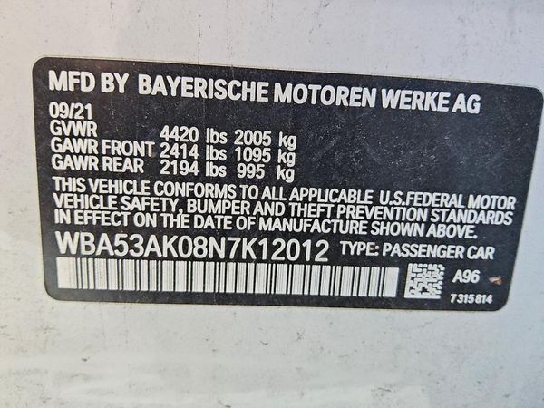 2022 BMW 228I Gran Coupe