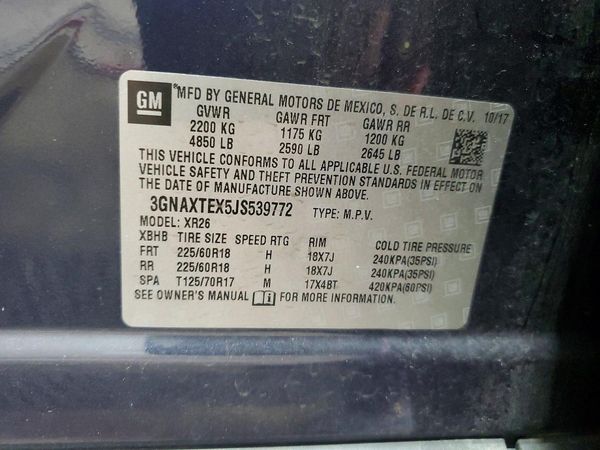 2018 CHEVROLET EQUINOX LT (2LT)