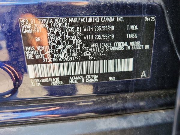 2025 TOYOTA RAV4