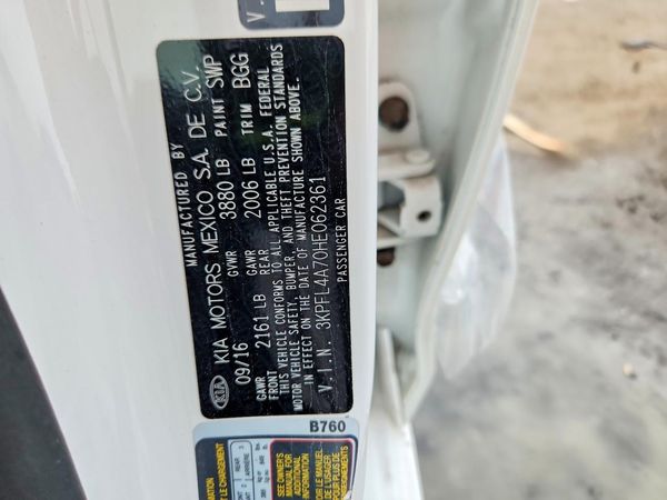 2017 KIA FORTE LX Popular, S