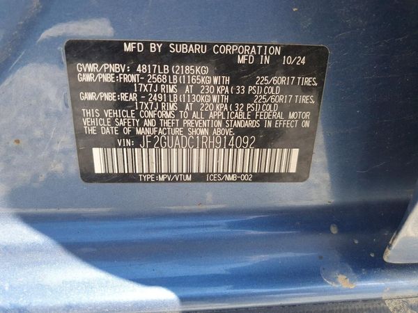 2024 SUBARU CROSSTREK Premium