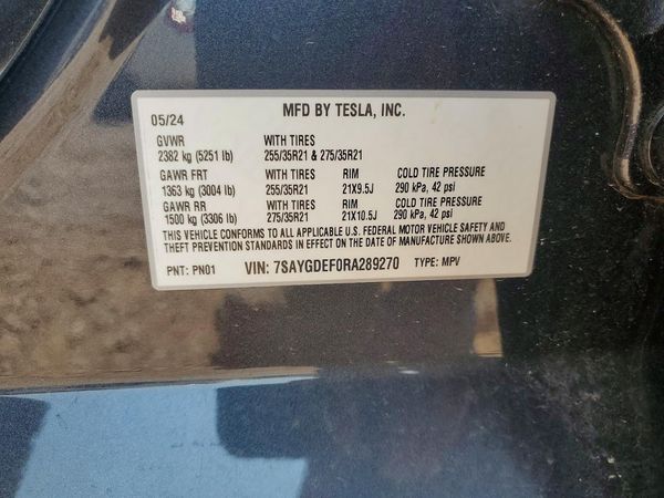 2024 TESLA MODEL Y