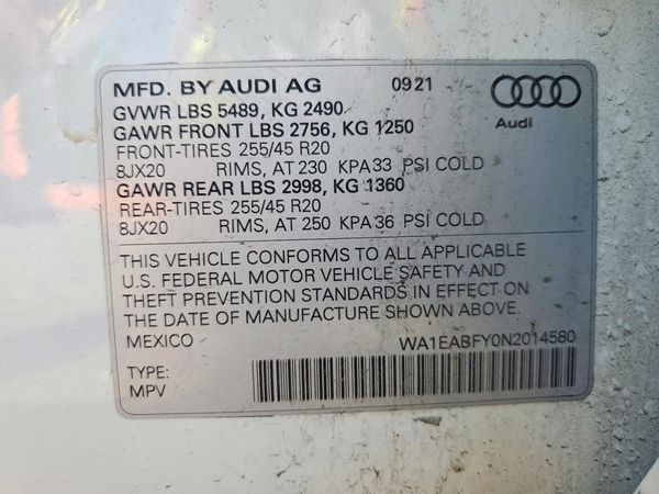 2022 AUDI Q5