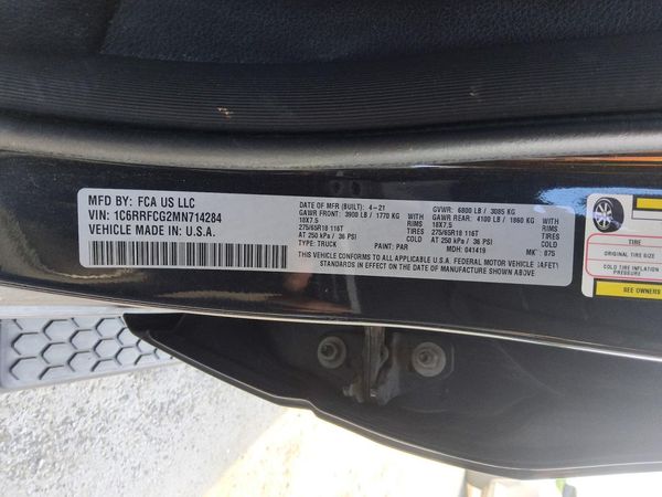 2021 RAM 1500 Tradesman