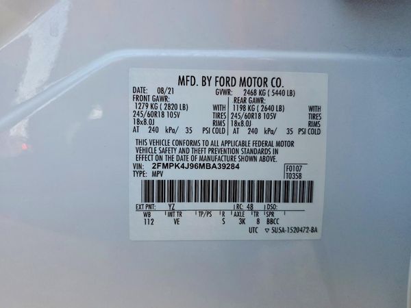 2021 FORD EDGE SEL
