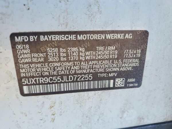 2018 BMW X3