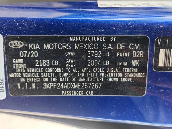 2021 KIA FORTE